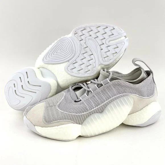 Adidas Crazy BYW 2 White Grey Men's Sneakers Shoes Boost Gray NO SHOE BOX - Picture 3 of 10